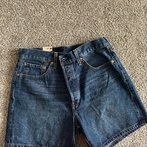 Men's Blue Denim Shorts